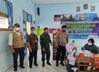 Tinjau Vaksinasi di SMA N 1 Bantarbolang, Budi Harmanto: Anak-anak Didik Kita Harus Sehat