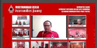 Usung Tema Berderap Bersama dalam Satu Komando di Bawah Naungan Panji-Panji Partai, Korps Solo Raya Gelar MKKJ
