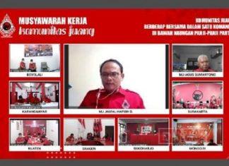 Usung Tema Berderap Bersama dalam Satu Komando di Bawah Naungan Panji-Panji Partai, Korps Solo Raya Gelar MKKJ