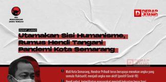 Utamakan Sisi Humanisme, Rumus Hendi Tangani Pandemi Kota Semarang