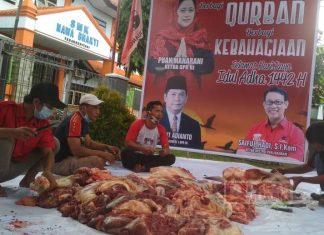 Utut Adianto Bagikan Daging Kurban Bagi Warga Kebumen