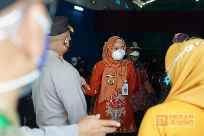 Vaksinasi Sentra GOR, Mbak Eisti; Ini adalah Percontohan