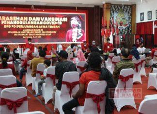 Warga Jawa Tengah Ikuti Vaksinasi di Panti Marhaen