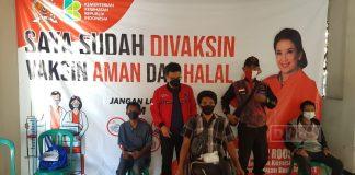 1.000 Vaksin Kado HUT RI Bagi Keluarga Marhaen dan Kaum Difabel Salatiga