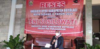 Adakan Reses, Eni Susilowati Ingatkan Pentingnya Vaksinasi