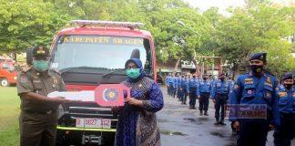 Antisipasi Dampak Kemarau, Bupati Yuni Tambah 2 Unit Mobil Damkar di Bumi Sukowati