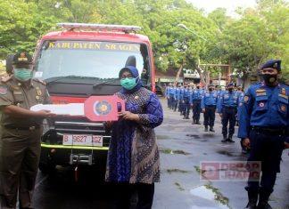 Antisipasi Dampak Kemarau, Bupati Yuni Tambah 2 Unit Mobil Damkar di Bumi Sukowati