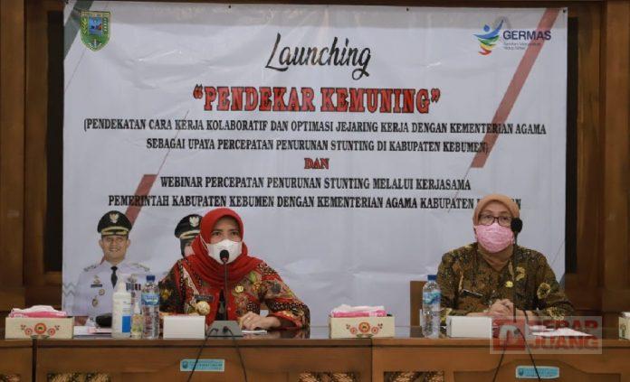 Atasi Stunting, Wakil Bupati Kebumen Luncurkan 'Pendekar Kemuning'