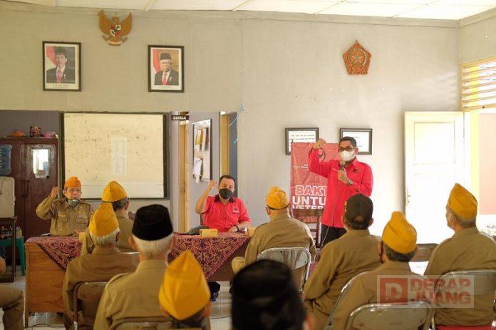 Bakti pada Veteran, Andang Hadir di Tengah Mereka