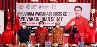DPC PDI Perjuangan Blora Gelar Vaksinasi Massal