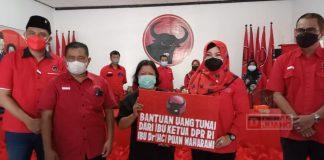 DPC PDI Perjuangan Klaten Berikan Bantuan Kepada Masyarakat Terdampak Pandemi