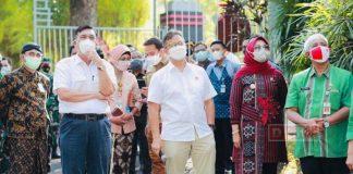 Dampingi 2 Menteri Kabinet Jokowi, Bupati Klaten: Semangat dan Motivasi Tekan Sebaran Covid-19