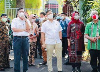 Dampingi 2 Menteri Kabinet Jokowi, Bupati Klaten: Semangat dan Motivasi Tekan Sebaran Covid-19