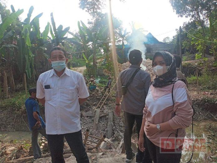 Dewi Megawati Sosialisasikan Prokes di Proyek Irigasi