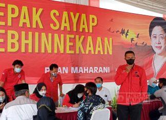 Gandeng Dinas Kesehatan, PDI Perjuangan Banjarnegara Gelar Vaksinasi