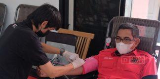 Gelar Donor Darah, Kader Banteng Jepara Sangat Antusias