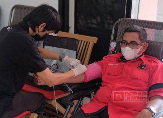 Gelar Donor Darah, Kader Banteng Jepara Sangat Antusias