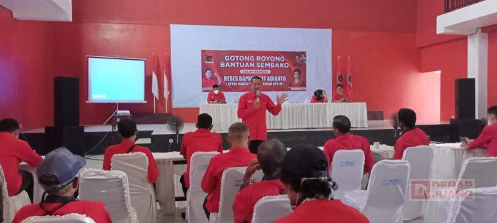 Gelar Reses, Utut Adianto Minta Masyarakat Jaga Kesehatan di Masa Pandemi