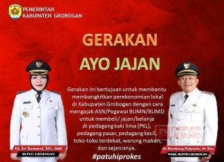 Gerakan Ayo Jajan, Kiat Sri-Bambang Bangkitkan Perekonomian Lokal