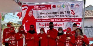 HUT RI ke-76, Dewi Aryani Targetkan 120 Titik Sentra Vaksinasi