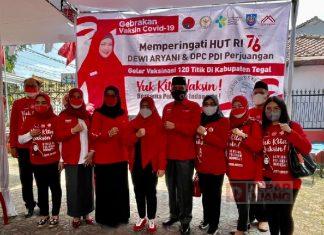 HUT RI ke-76, Dewi Aryani Targetkan 120 Titik Sentra Vaksinasi
