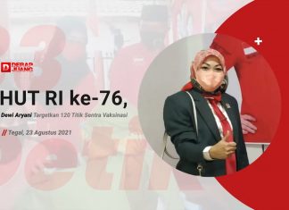HUT RI ke 76, Dewi Aryani Targetkan 120 Titik Sentra Vaksinasi
