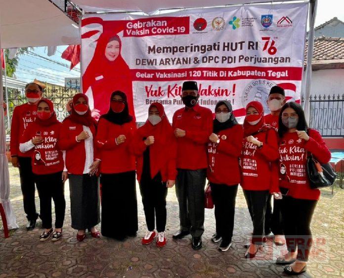 HUT RI ke-76, Dewi Aryani Targetkan 120 Titik Sentra Vaksinasi