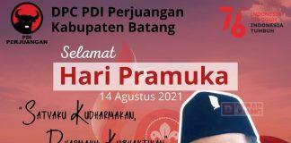 Hari Pramuka ke-60, Ridwan Ajak Kader Partai Berbakti Tanpa Henti