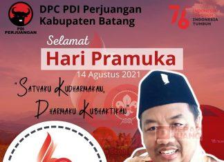 Hari Pramuka ke-60, Ridwan Ajak Kader Partai Berbakti Tanpa Henti
