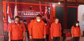 Ikuti Upacara Virtual, DPC PDI Perjuangan Sragen Canangkan Spirit Gotong Royong Lawan Pandemi