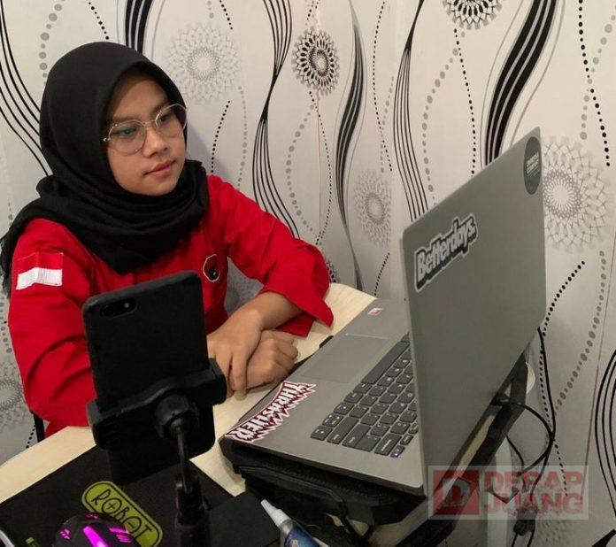 Ikuti Webinar DPP Partai, KJ Vionita Bisa Menambah Wawasan Bagi Kader Muda Partai
