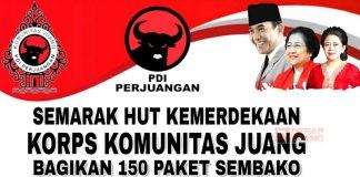 Implimentasikan Panca Setya, KJ Kabupaten Tegal Bagikan 150 Paket Sembako