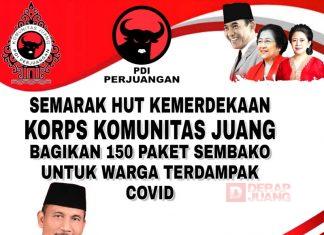 Implimentasikan Panca Setya, KJ Kabupaten Tegal Bagikan 150 Paket Sembako