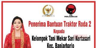 Kelompok Tani di Brebes Dapat Bantuan Alat Pertanian dari Mbak Mitha