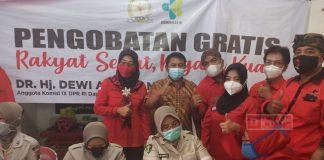 Bersama DPC Partai Kota Tegal, DeAr Gelar Pengobatan Gratis dan Salurkan Bantuan