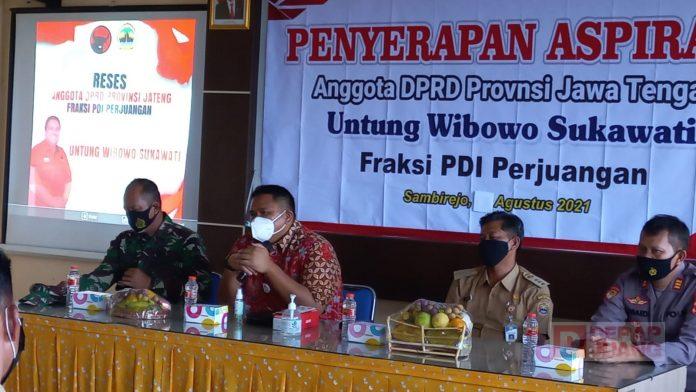 Laksanakan Reses, Mas Bowo Mari Kita Berfikir Penanganan Dampak Pasca Covid-19