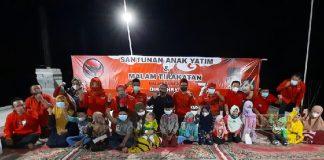 Malam Kemerdekaan, DPC PDI Perjuangan Kudus Gelar Tirakat dan Santunan Anak Yatim