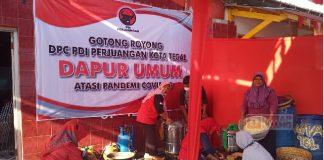 Memasak hingga Mendistribusikan, Pengabdian Depwan Kota Tegal di Dapur Umum