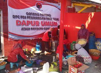 Memasak hingga Mendistribusikan, Pengabdian Depwan Kota Tegal di Dapur Umum