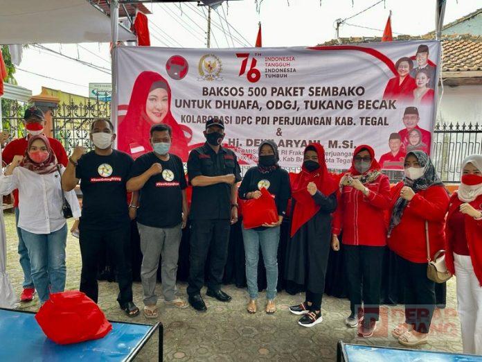 Momentum Kemerdekaan, 2 Pilar Partai Gotong Royong Berbagi ke Sesama