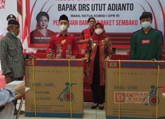 Nahdliyin Kebumen Terima Bantuan Kursi Roda dari Mbak Casytha