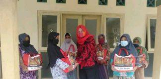 PAC Puring Bagikan Sembako Sekaligus Kampanye Prokes