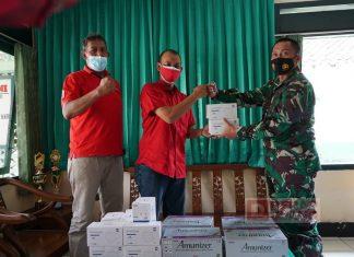 PDI Perjuangan Kota Magelang Serahkan Bantuan APD dan Multivitamin untuk 3 Koramil