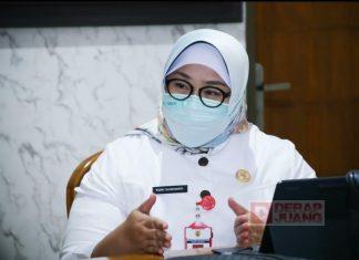 Pandemi Covid-19 Belum Usai, Mbak Yuni Himbau Warga Sragen Rayakan HUT RI ke-76 Secara Daring