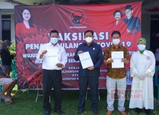 Peduli Covid-19, DPC PDI Perjuangan Boyolali Adakan Program Vaksinasi