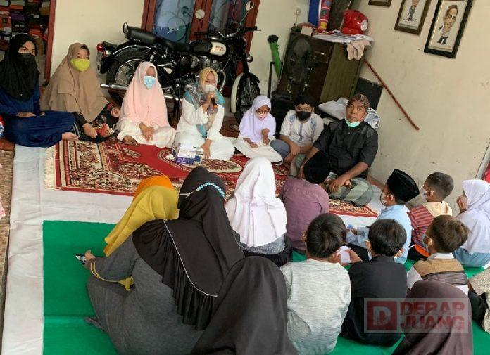 Peduli Sesama, Ketua DPC PDI Perjuangan Kota Tegal Berbagi ke Anak Yatim (2)