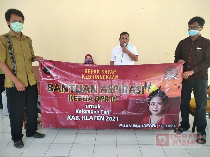 Peduli Terhadap Petani Klaten, Puan Maharani Berikan Bantuan Alsintan