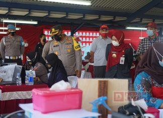 Percepatan Vaksinasi, Bupati Demak Bangun Sinergi bersama Polres