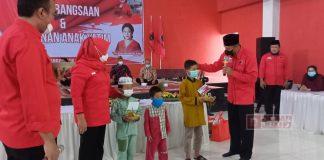 Peringati HUT Kemerdekaan RI ke-76, PDI Perjuangan Banjarnegara Gelar Santunan Anak Yatim