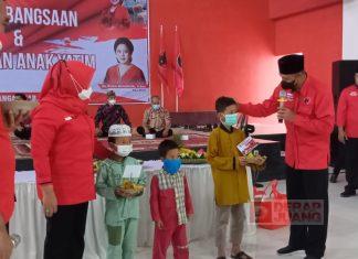 Peringati HUT Kemerdekaan RI ke-76, PDI Perjuangan Banjarnegara Gelar Santunan Anak Yatim